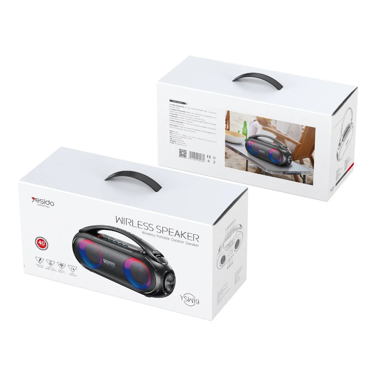 Yesido YSW19 Wireless Portable Outdoor Speaker