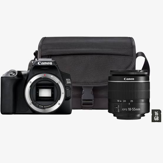 Canon EOS 2000D + EF-S 18-55mm f3.5-5.6 III + BAG + 16 Gig SD Card Moments Kit