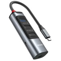 Yesido HB19 6-in-1 Multifunctional USB Docking Station