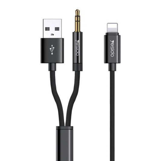 Yesido YAU18 Lightning to 3.5mm AUX Adapter with Charging Functionality