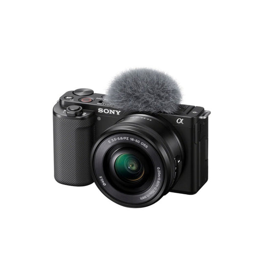 Sony ZV-E10 Mirrorless Camera with a 16-50mm Lens (Black)
